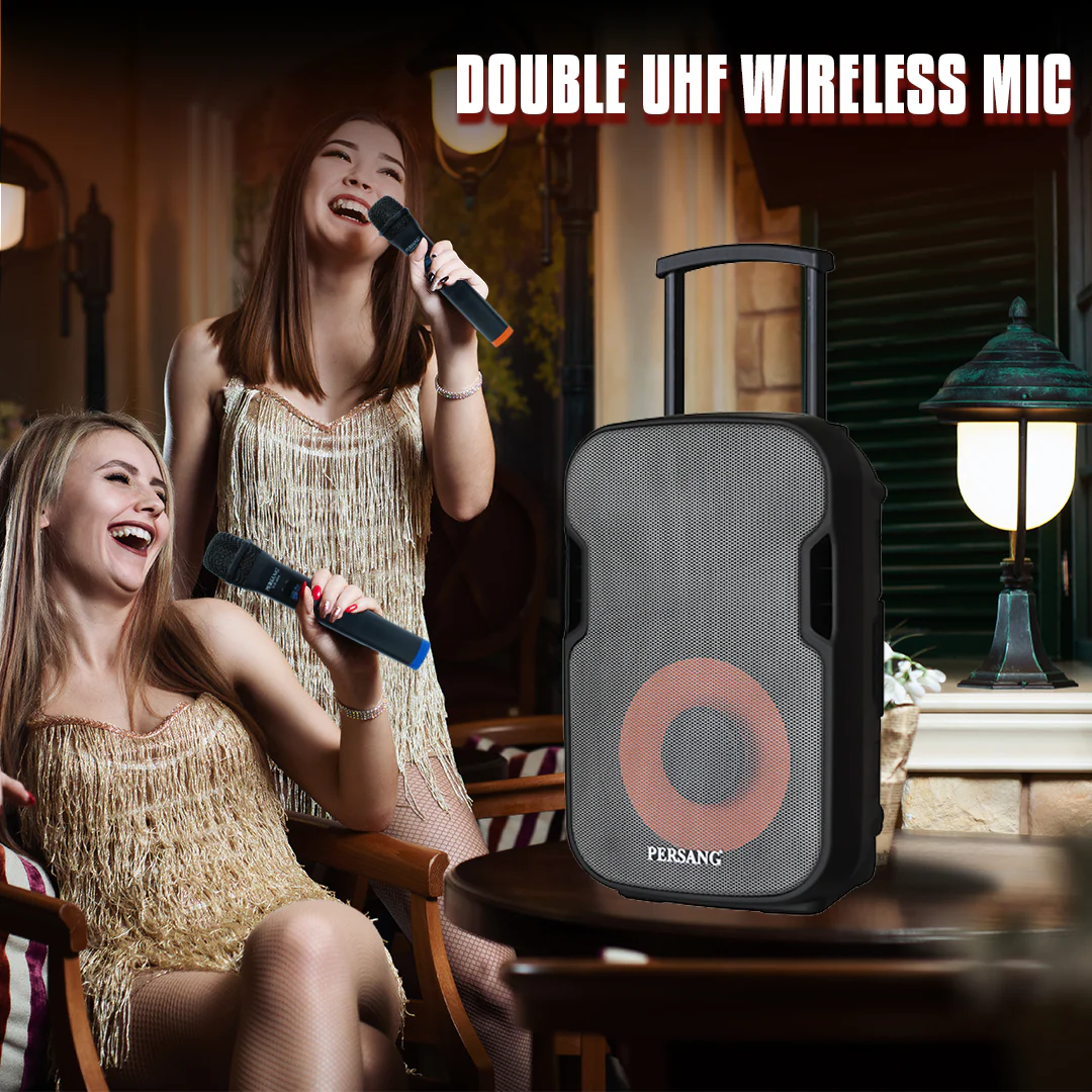 Persang-Octane-9-12-30.48-cms-Singing-Trolley-Speaker-with-Recording.png Persang Octane 9 12-Inch 50-Watts Singing Karaoke Wireless Bluetooth Trolley Speaker