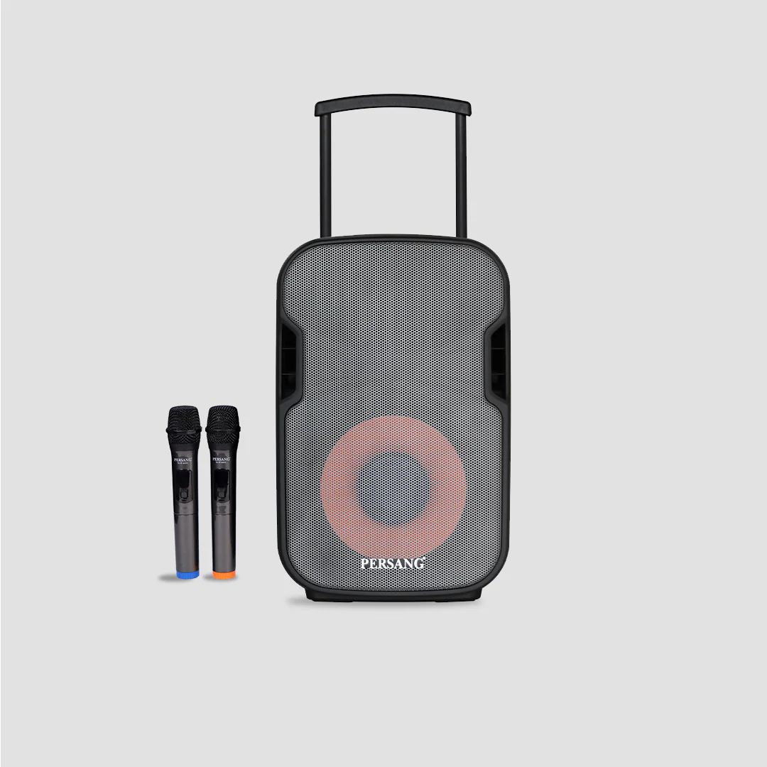 Persang Octane 9 12-Inch 50-Watts Singing Karaoke Wireless Bluetooth Trolley Speaker