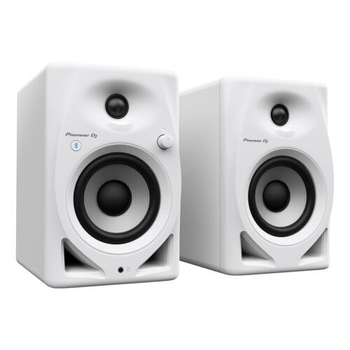 Pioneer DJ DM-40D 4-Inch Wired Monitor Speakers (White)