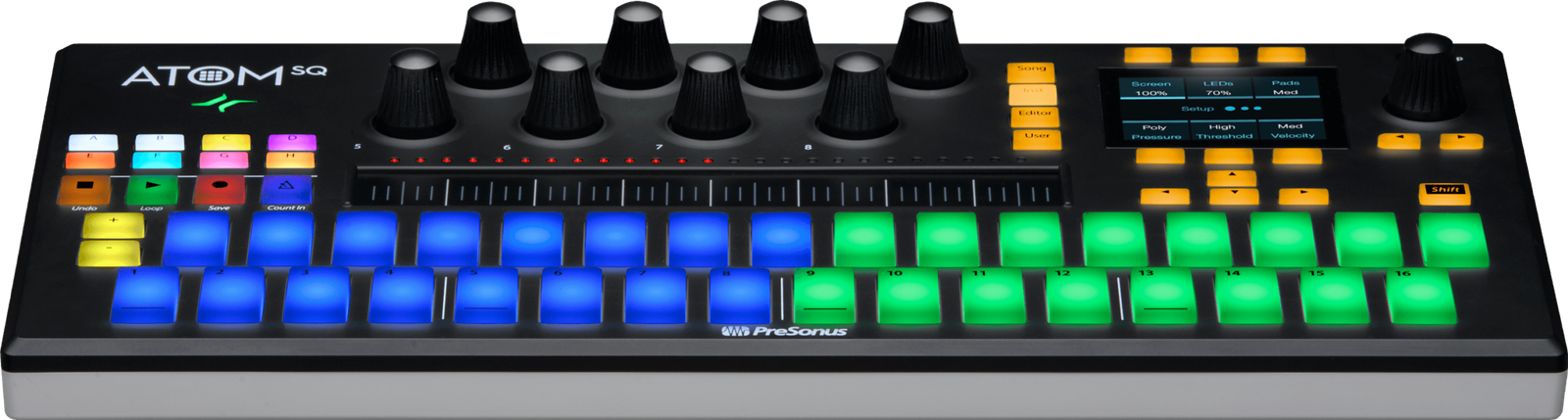 PreSonus ATOM SQ Hybrid MIDI Keyboard/Pad Performance and Production Controller