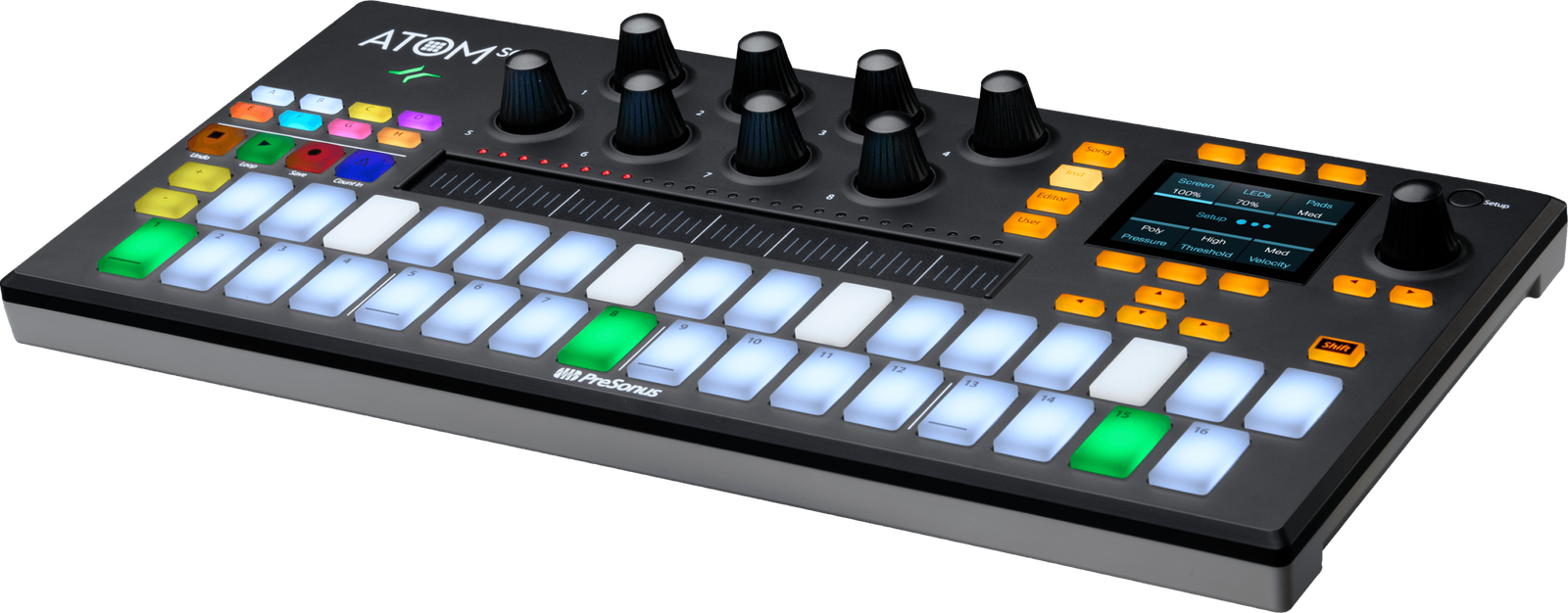 PreSonus ATOM SQ Hybrid MIDI Keyboard/Pad Performance and Production Controller