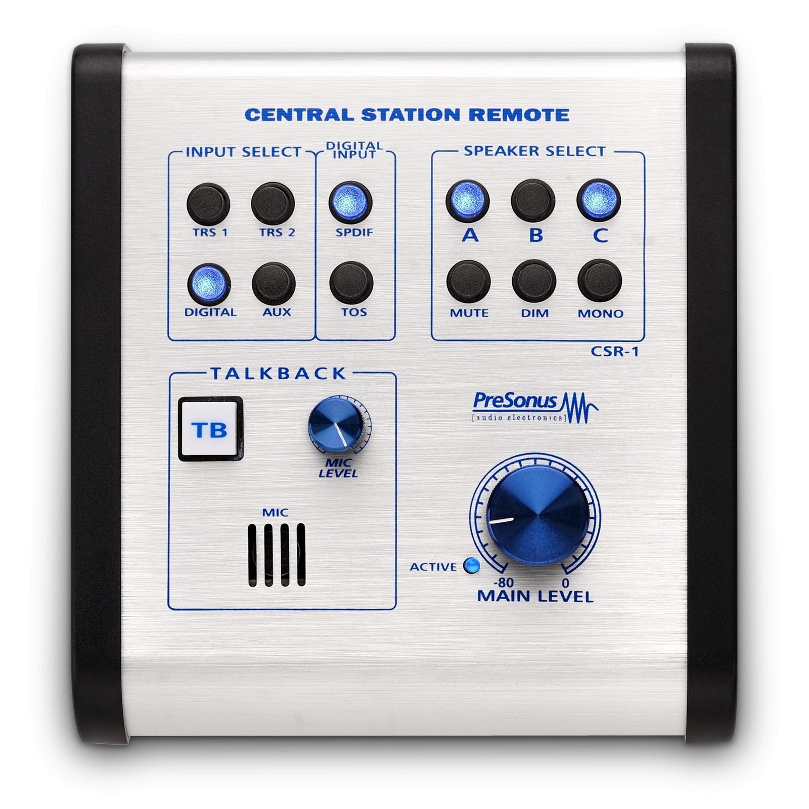 PreSonus Central Station Plus Studio Control Center with Remote Control