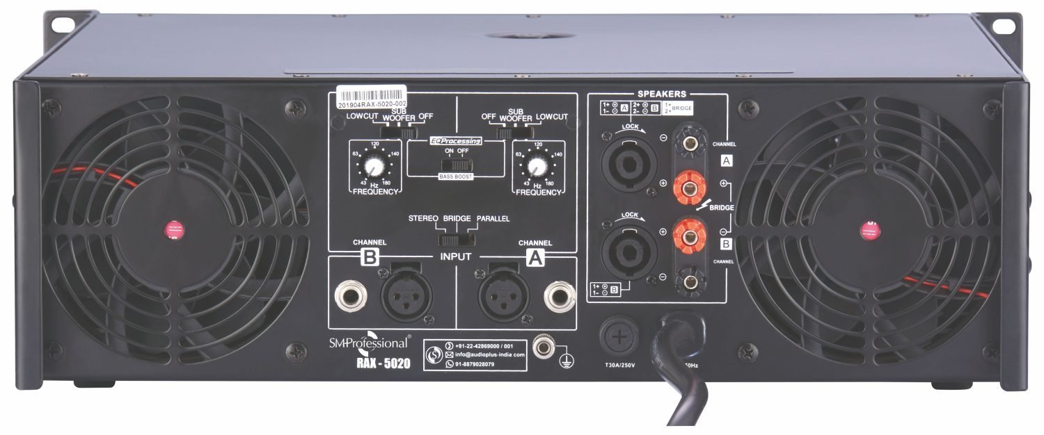 Studiomaster RAX 5020 Power Amplifier