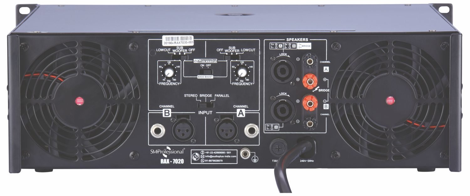 Studiomaster RAX 7020 Power Amplifier