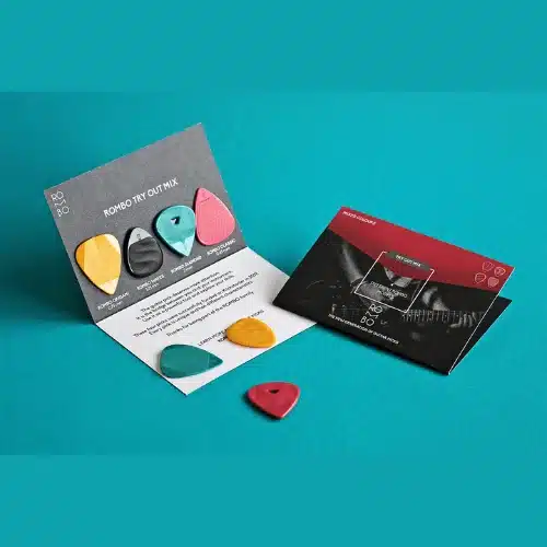 ROMBO Try Out Mix (4 Guitar Picks) .45mm, 2.0mm, .75mm and 1.25mm
