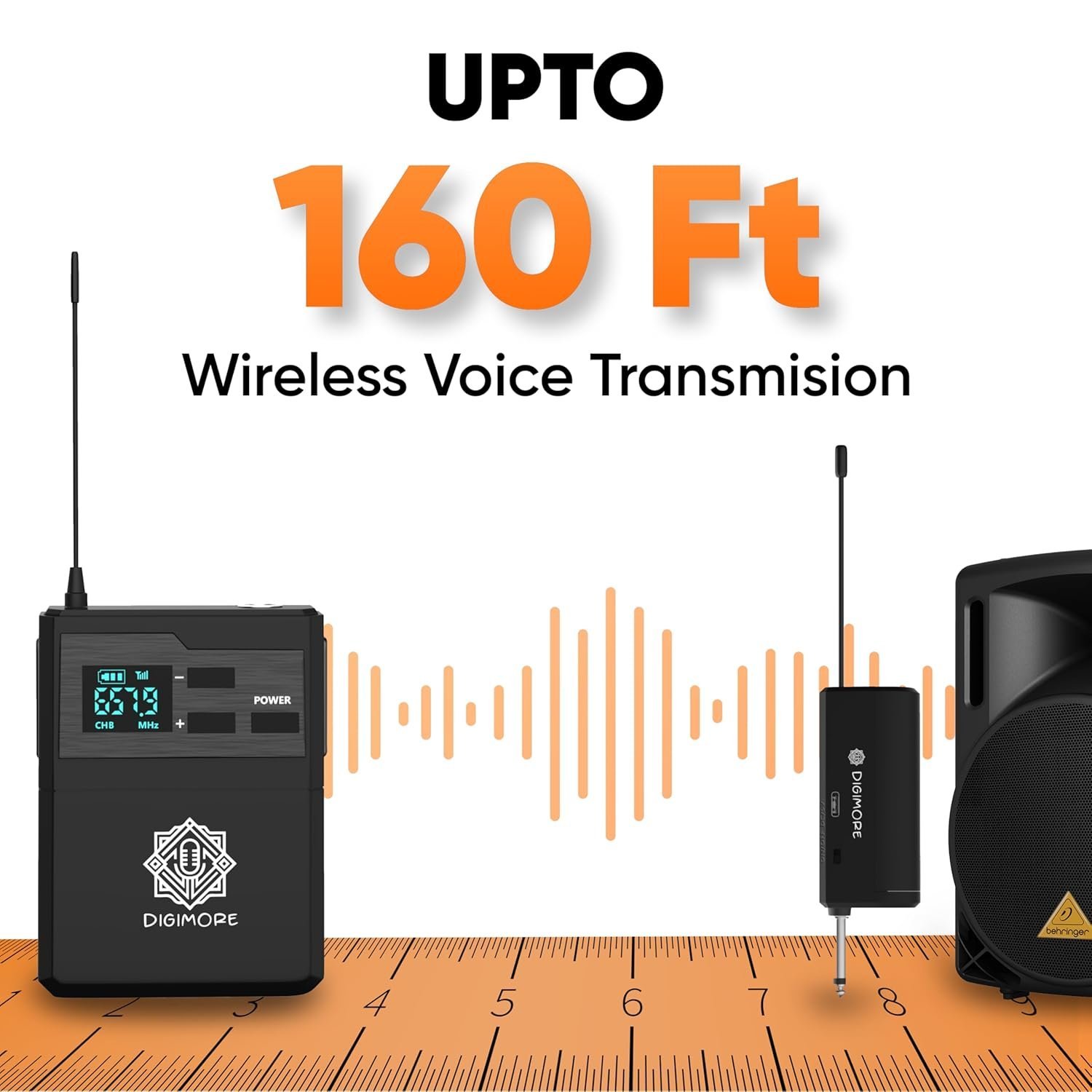DIGIMORE D-341s UHF Headset Wireless Microphone