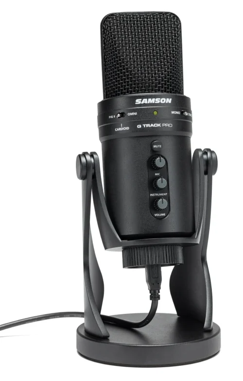 SAMSON G-Track Pro Professional USB Microphone with Audio Interface