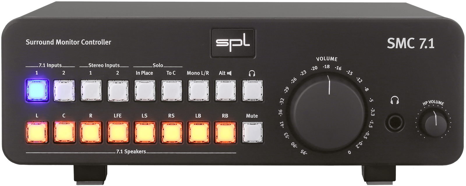 SPL SMC 7.1 Surround Monitor Controller - Black