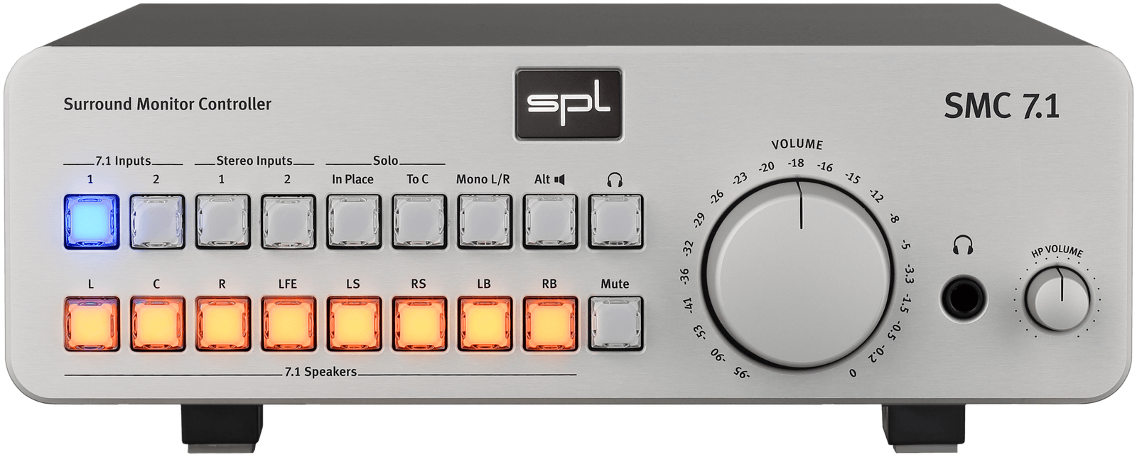 SPL SMC 7.1 Surround Monitor Controller - Silver