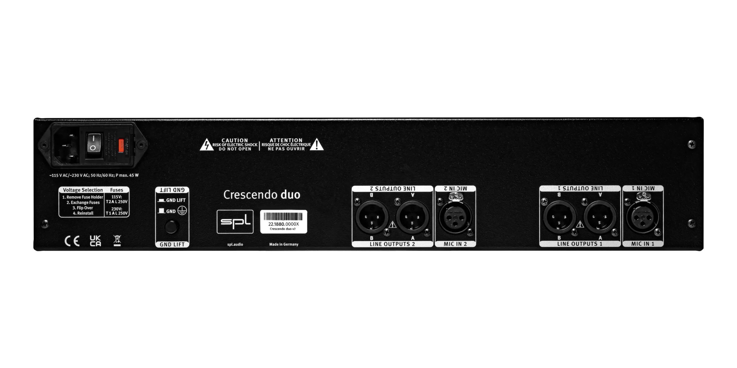 SPL Audio Crescendo duo