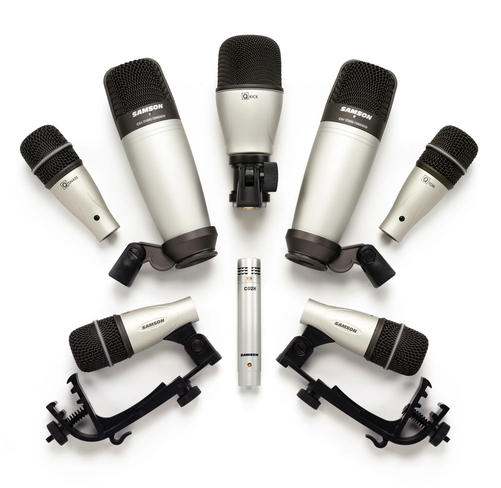 Samson 8kit 8-Piece Drum Mic Set