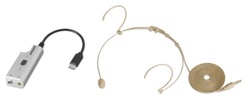 Samson DEU1 Headset Microphone with USB adapter