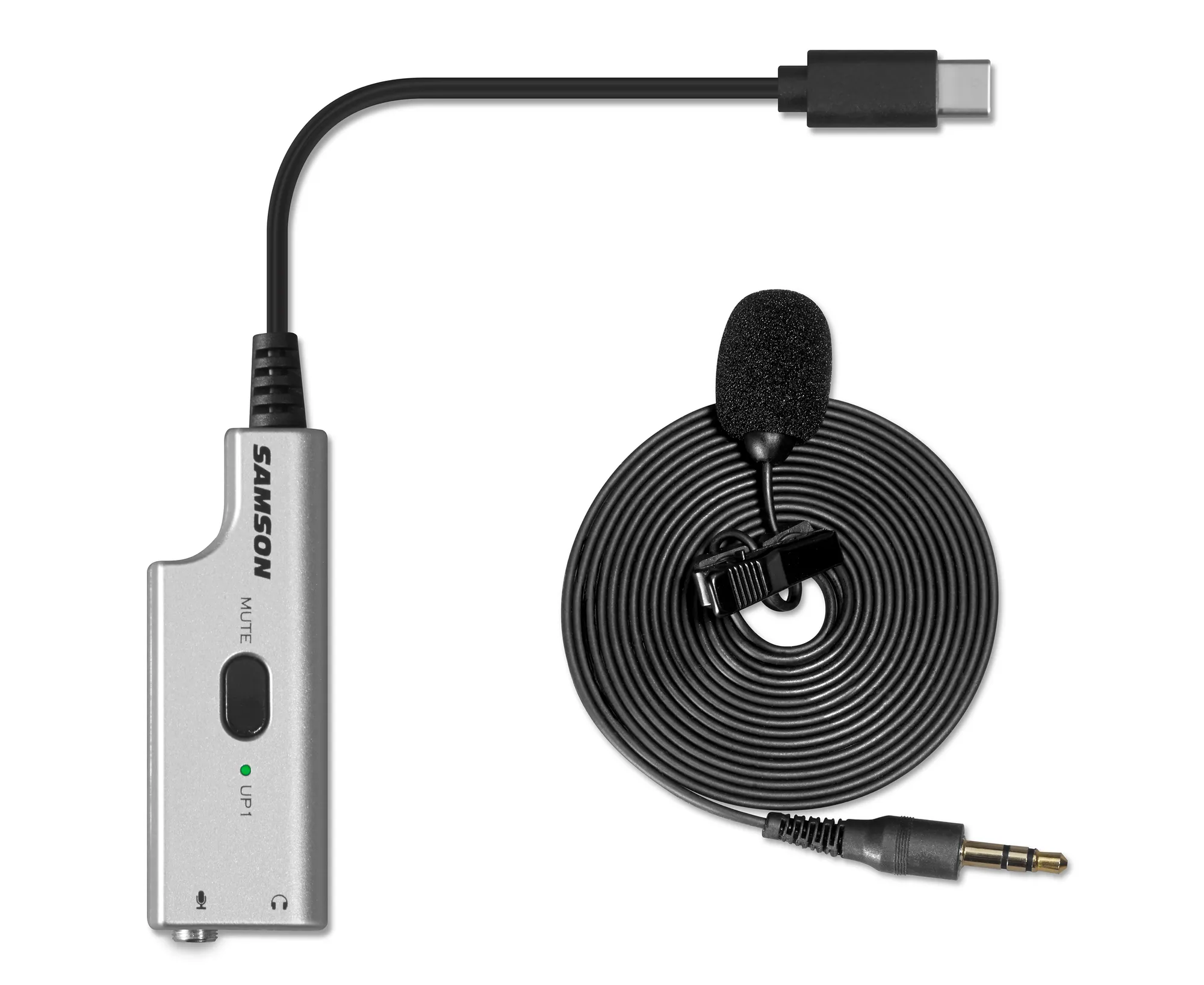 Samson LMU1 Lavalier Microphone with USB adapter