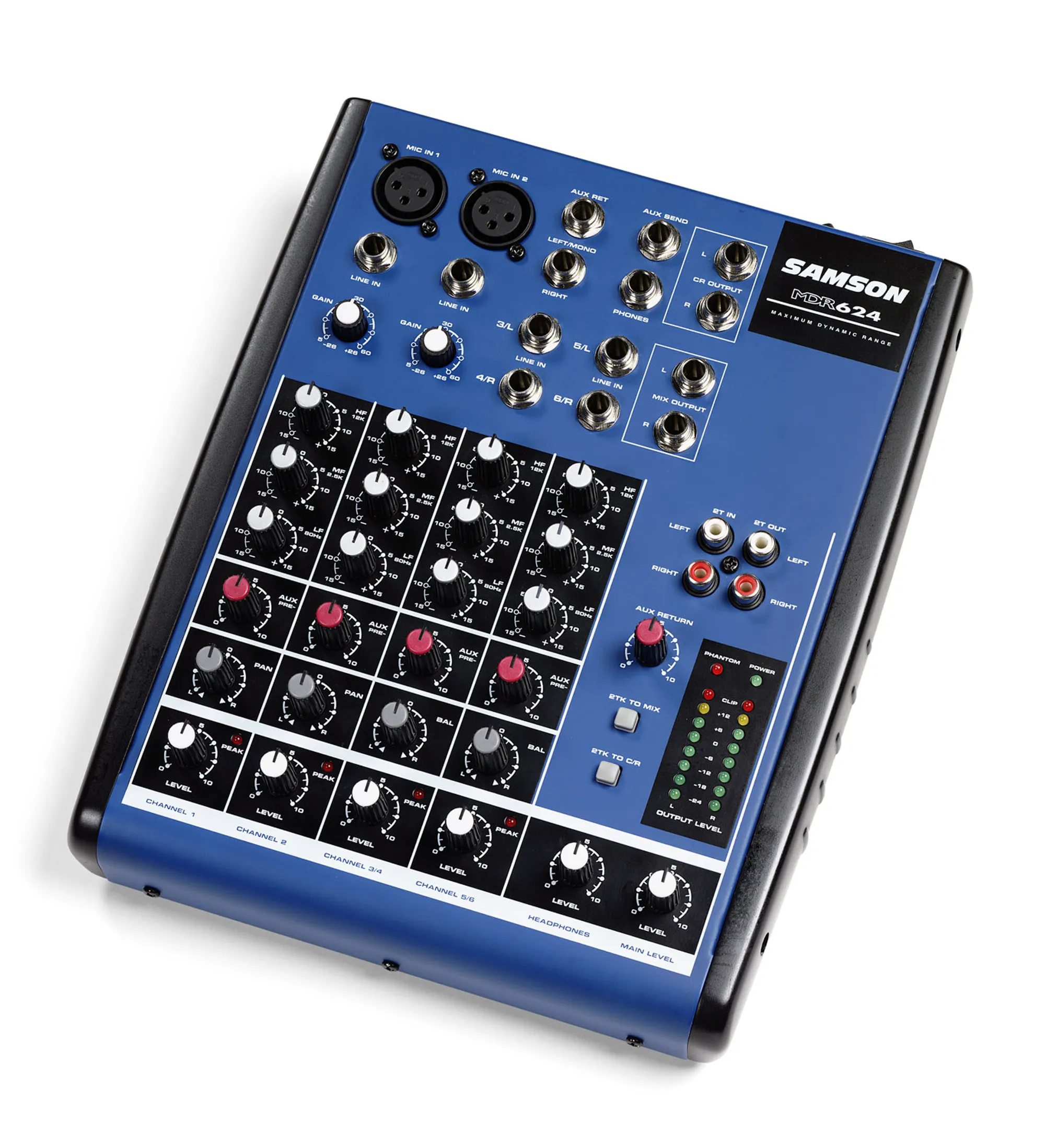 Samson MDR-624 - 6-Channel Mixer
