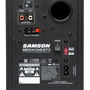 Samson Media One BT3 Active Studio Monitors with Bluetooth