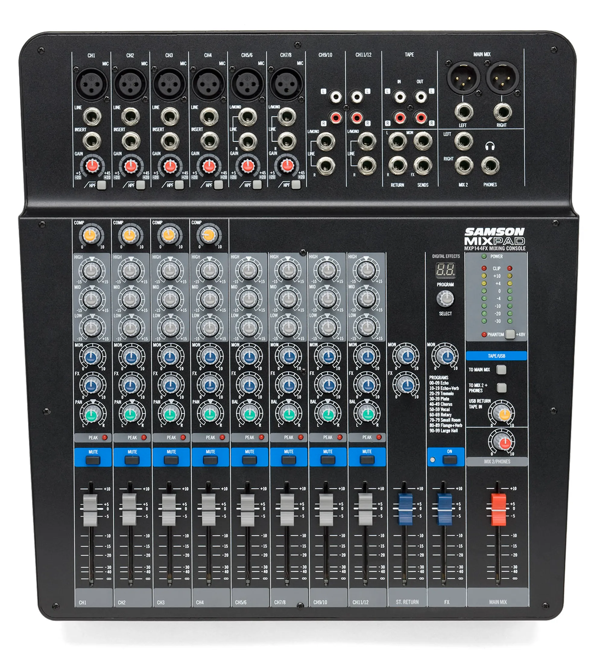 Samson MixPad MXP144FX 14-Channel Analog Stereo USB Mixer