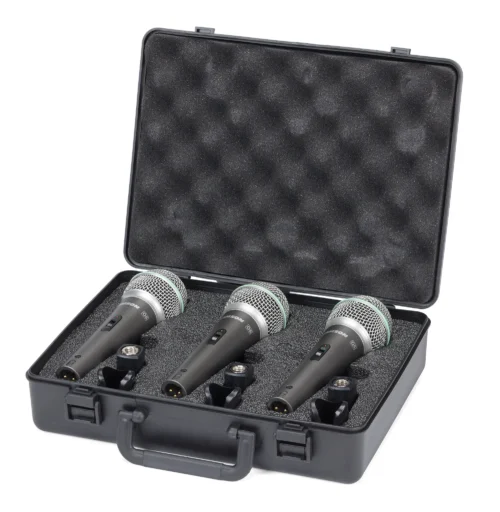 Samson Q6 Dynamic Microphone ( Pack of 3 )