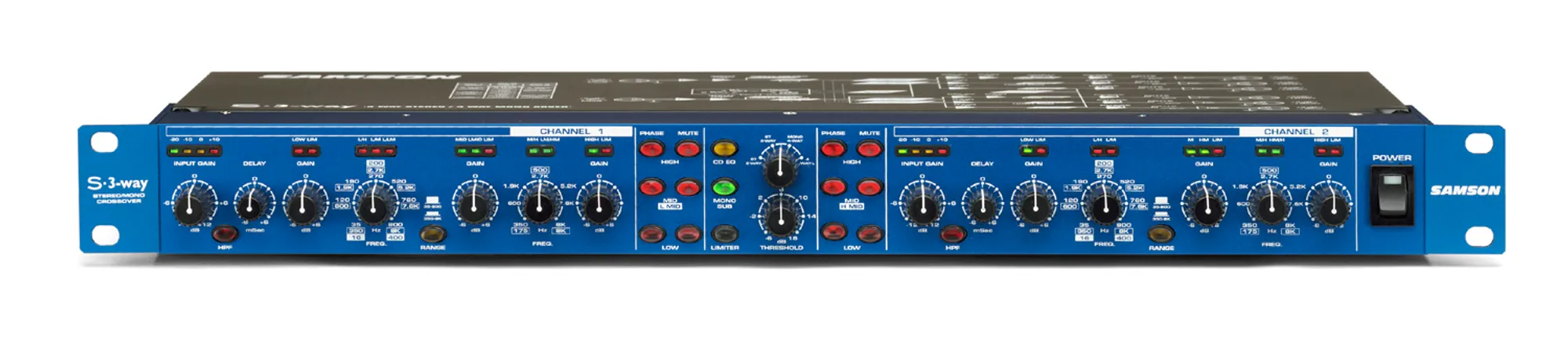 Samson - S-3-Way Crossover 3-Way Stereo 4-Way Mono