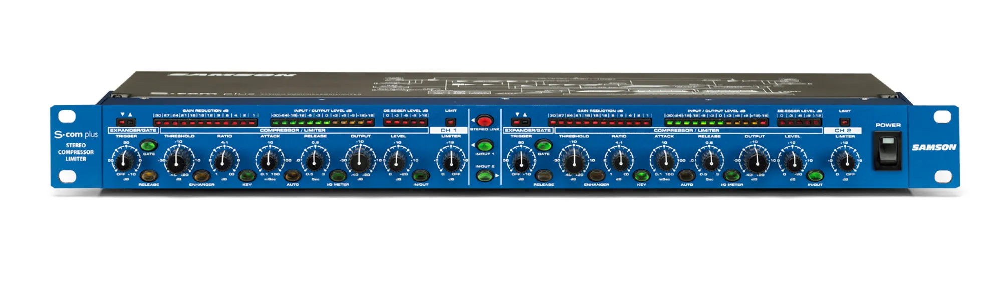 Samson S-COM PLUS - 2 Channel Compressor Limiter