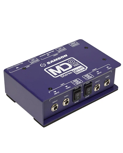 Samson S-Max MD2Pro - Stereo Passive Direct Box