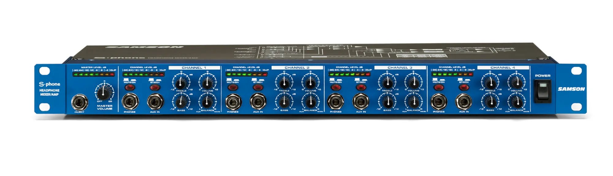 Samson S-PHONE - 4 Channel Headphone Amplifier