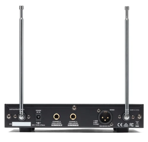 Samson Stage 212 Frequency-Agile VHF Wireless System (2 x Q6 HH)