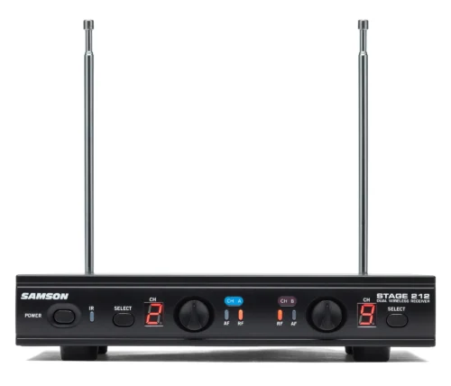 Samson Stage 212 Frequency-Agile VHF Wireless System (2 x Q6 HH)
