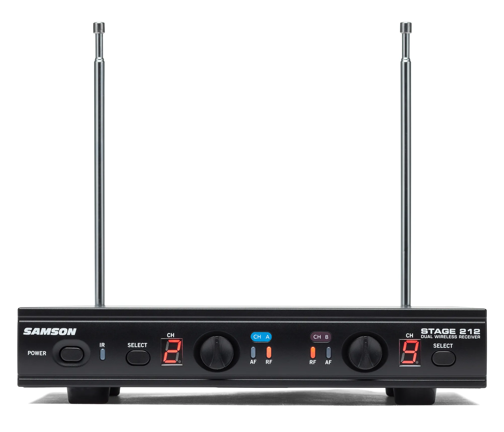 Samson Stage 212 Frequency-Agile VHF Wireless System (2 x Q6 HH)