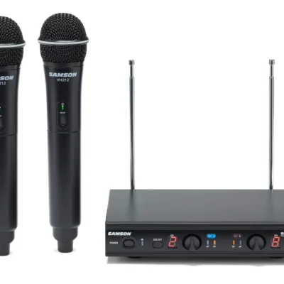 Samson Stage 212 Frequency-Agile VHF Wireless System (2 x Q6 HH) (4)