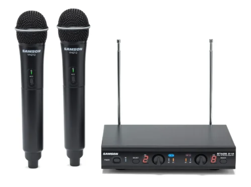 Samson Stage 212 Frequency-Agile VHF Wireless System (2 x Q6 HH)