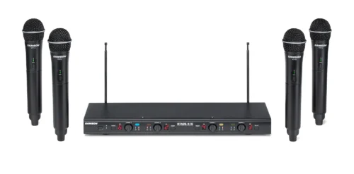 Samson Stage 412 Quad-Channel Handheld VHF Wireless System, Frequency Selectable