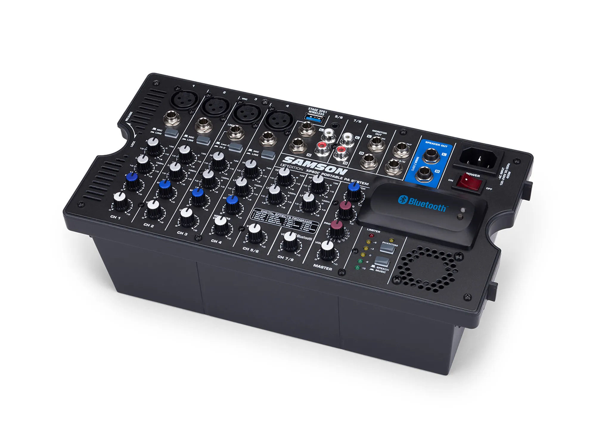 Samson XP800 Portable PA w/Bluetooth