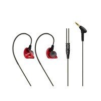 Icon SCAN 7 In-Ear High Resolution Earphones - Red
