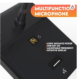 Digimore D-610 UHF Dual Wireless Desktop Gooseneck Microphone