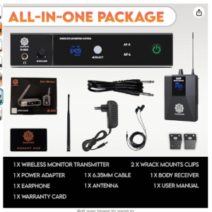 Digimore D 800 UHF Wireless In Ear Monitor System