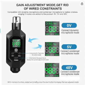 Digimore D-730 Pro Wireless XLR Mic Transmitter & Receiver