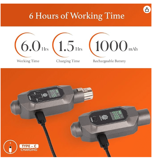 Digimore D-730 Pro Wireless XLR Mic Transmitter & Receiver