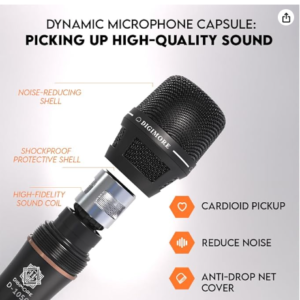 Digimore D 1050 Vocal Dynamic Microphone with XLR Cable