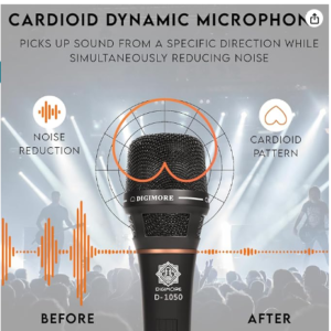 Digimore D 1050 Vocal Dynamic Microphone with XLR Cable