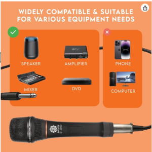 Digimore D 1050 Vocal Dynamic Microphone with XLR Cable