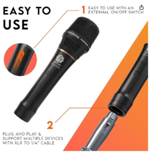 Digimore D 1050 Vocal Dynamic Microphone with XLR Cable Digimore D 1050 Vocal Dynamic Microphone with XLR Cable