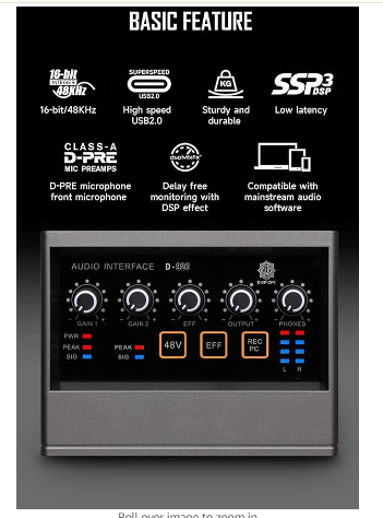 DIGIMORE D-920 2-Channel Audio Interface