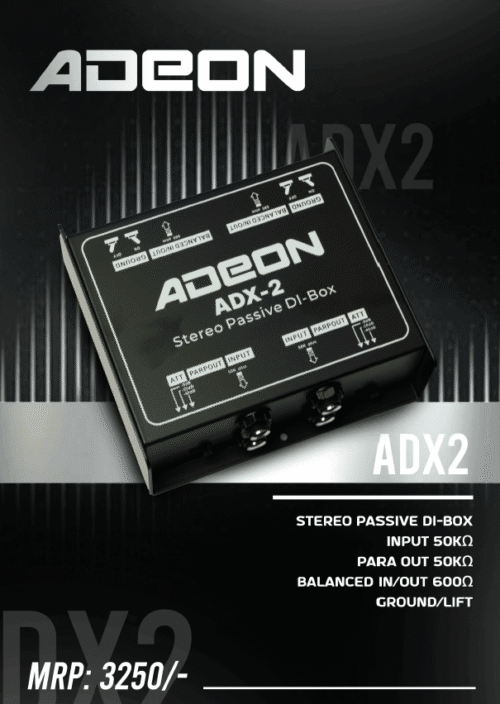 Adeon ADX-2 Stereo Passive DI Box