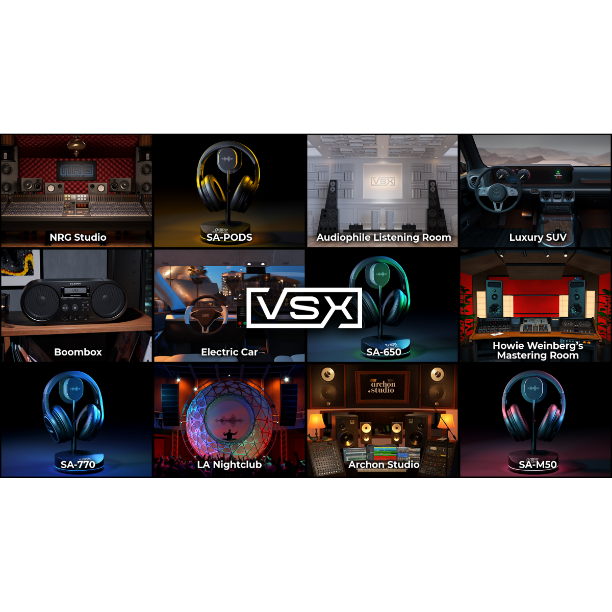 Slate Media Technology VSX - Essential Headphones