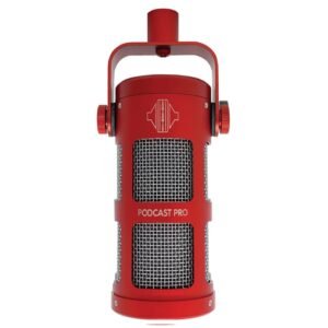 Sontronics Podcast Pro Dynamic Podcast, Streaming, Broadcast & Gaming Microphone – Red Sontronics Podcast Pro Dynamic Podcast, Streaming, Broadcast & Gaming Microphone – Red