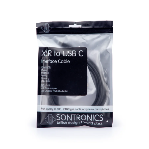 Sontronics-XLR-USB-Cable-1.png Sontronics XLR-USB Cable For dynamic microphones