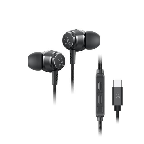FINGERS Soundbounce Type-C Wired Earphones with Sleek Metal Earbuds