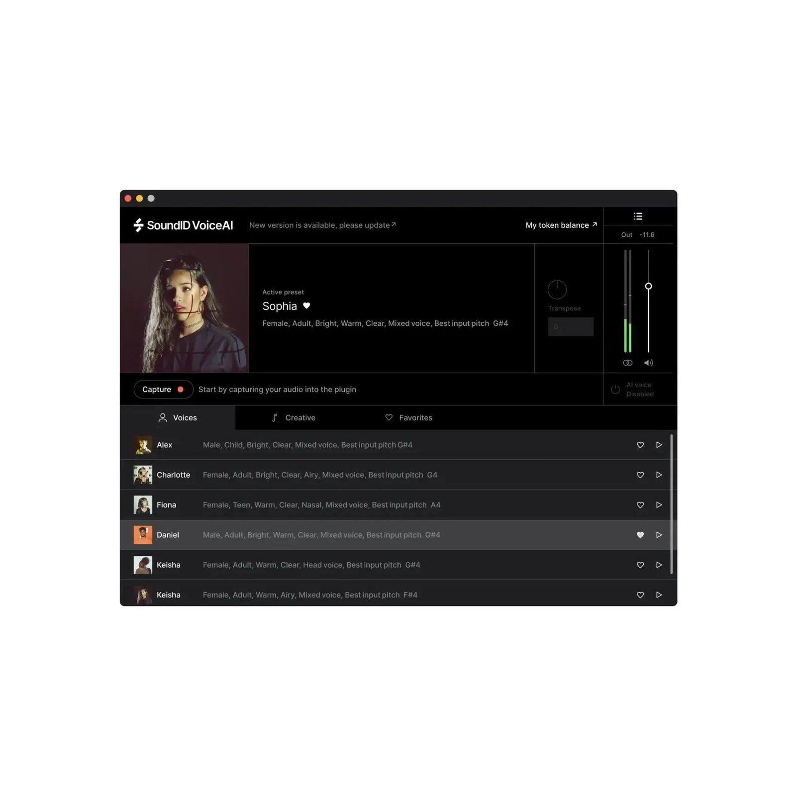SoundID SIDAI-MP SoundID VoiceAI Medium Token Pack  180 000 tokens (download only)