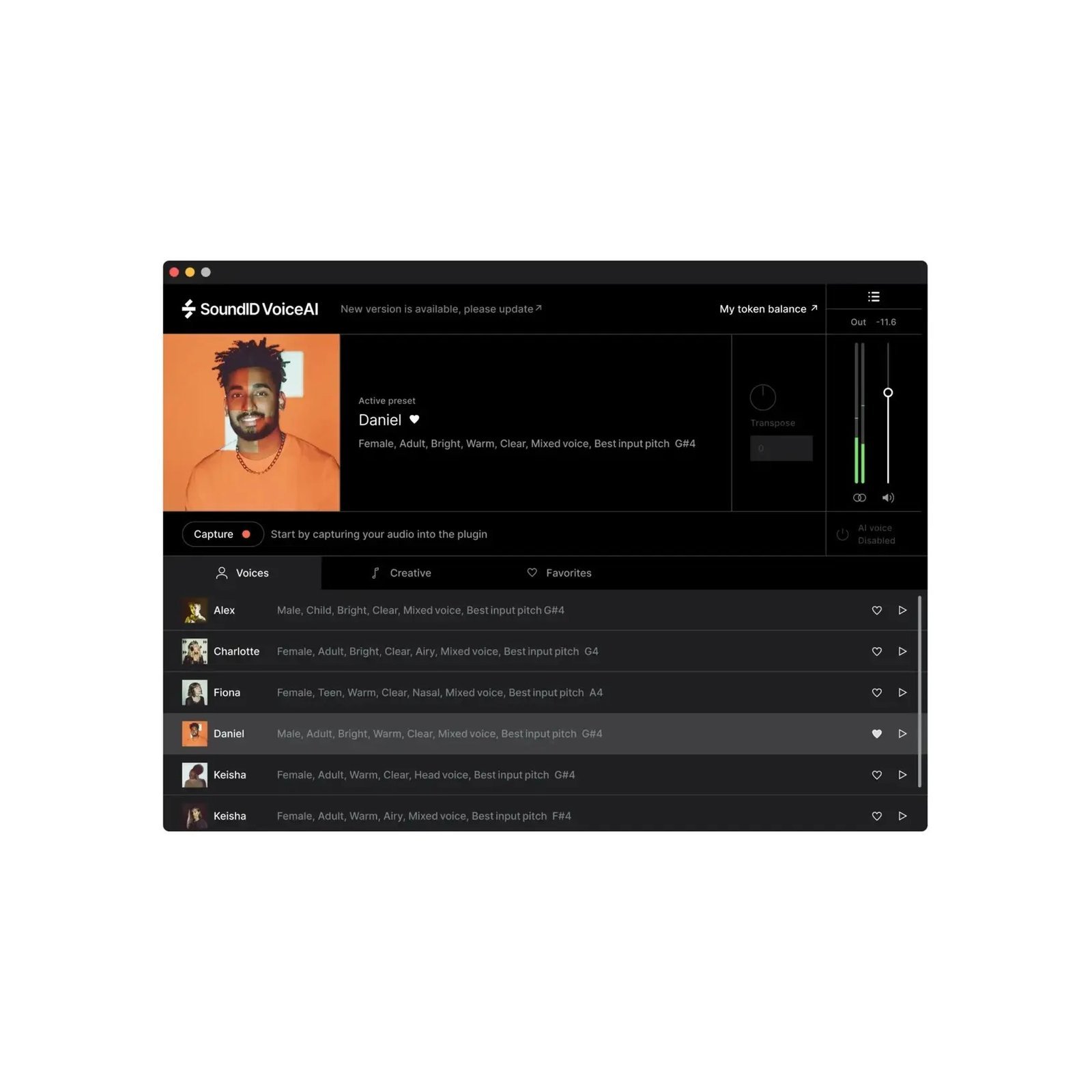 SoundID SIDAI-SP SoundID VoiceAI Small Token Pack  72 000 tokens (download only)