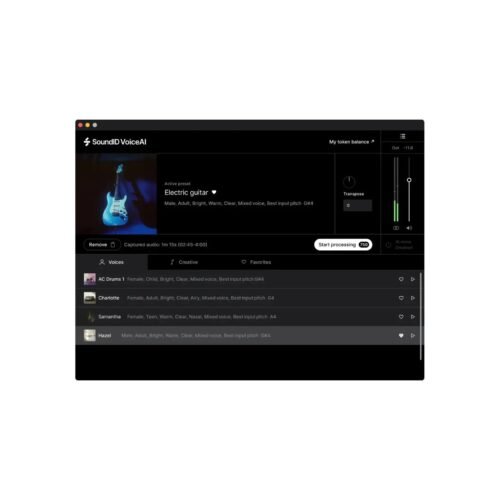 SoundID SIDAI-MP SoundID VoiceAI Medium Token Pack  180 000 tokens (download only)